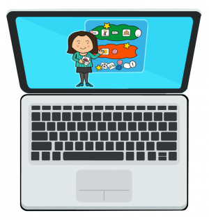 emma on laptop
